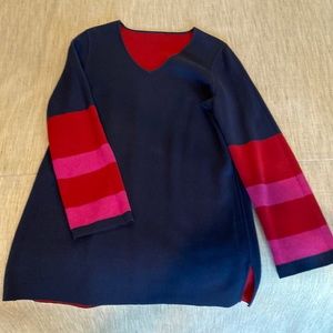 Belford Reversible Cotton Knit Sweater Tunic